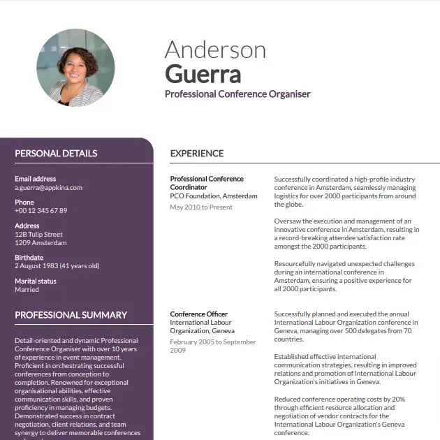 Anderson Guerra - Professional Conference Organiser