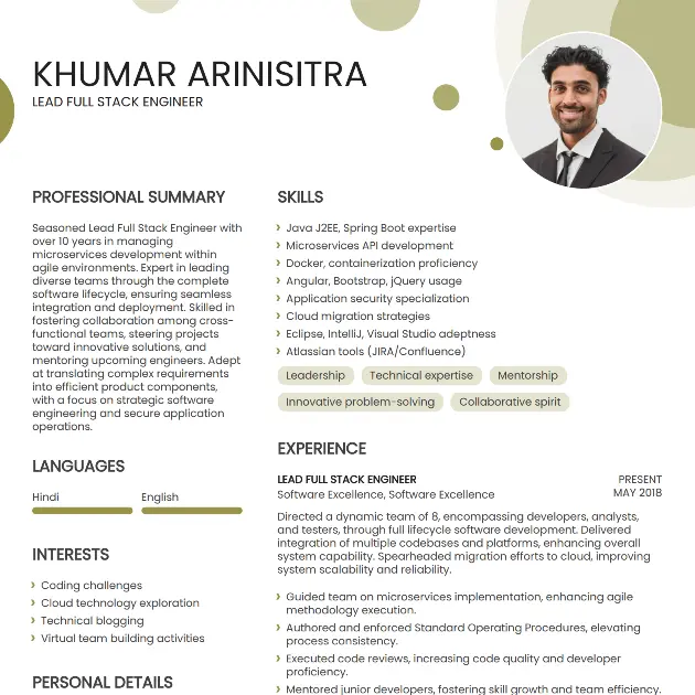 Khumar Arinisitra - Lead Full Stack Engineer